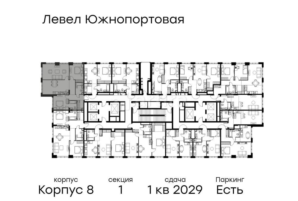 3-комн. квартира, 85.1 м2, 41/49 эт. Москва - изображение 5