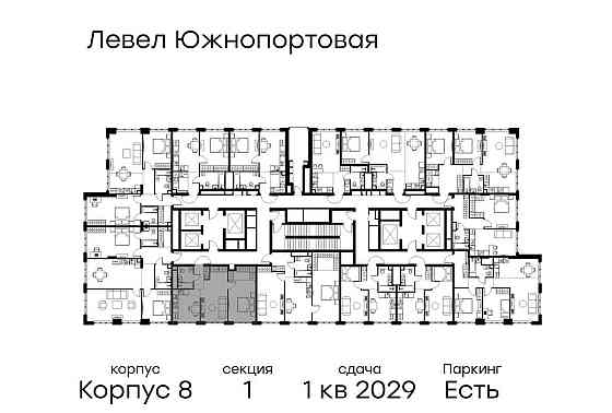 2-комн. квартира, 52.9 м2, 36/49 эт. Москва