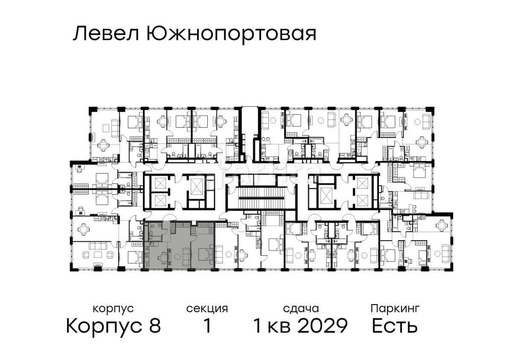 2-комн. квартира, 52.9 м2, 36/49 эт. Москва - изображение 4