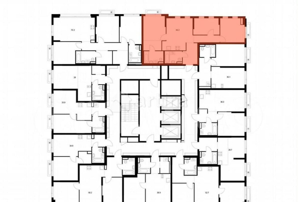 3-комн. квартира, 66.2 м2, 3/21 эт. Зеленоград - изображение 2