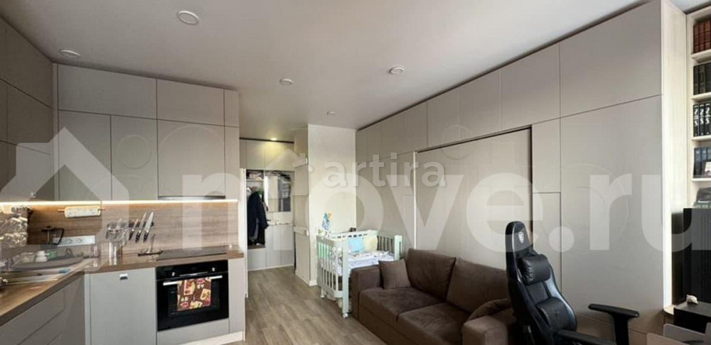 Студия, 27.7 м2, 9/23 эт. Москва - изображение 2