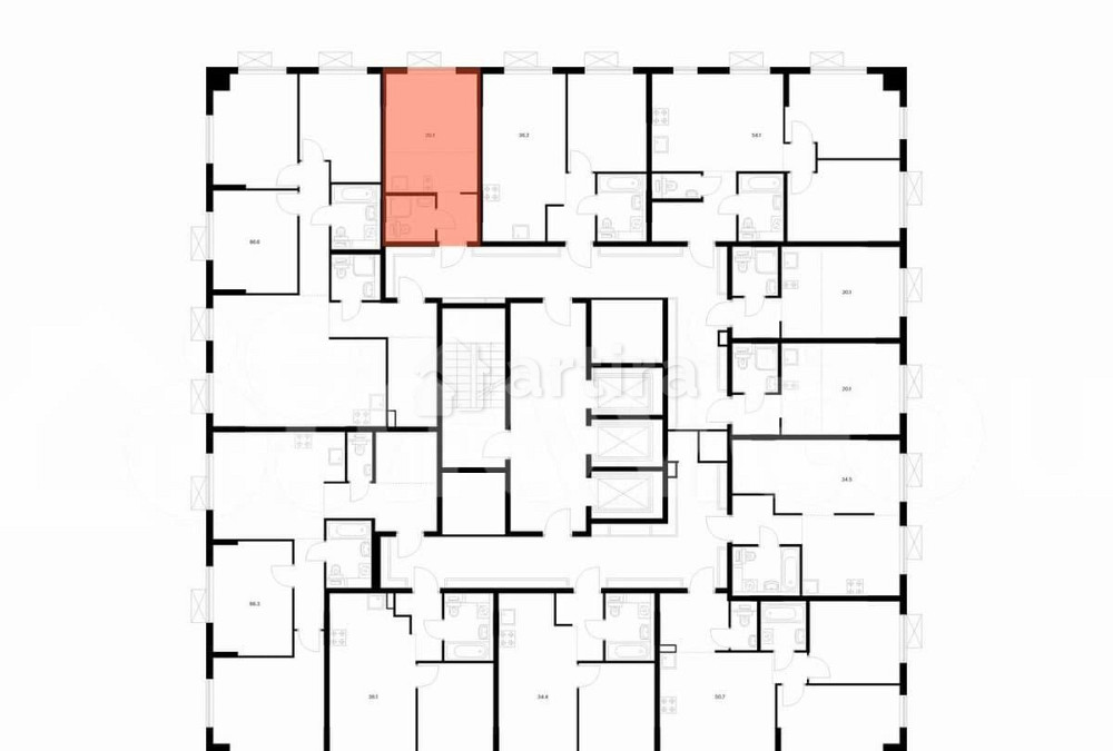 Студия, 19.8 м2, 16/24 эт. Москва - изображение 2