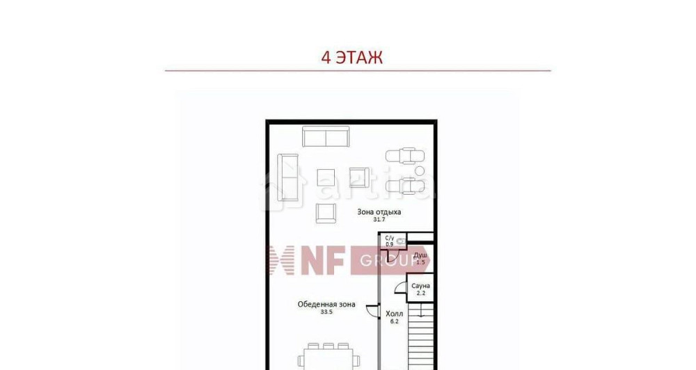 Таунхаус, 345 м2, 2 сотки, 3 эт. Истра - изображение 6