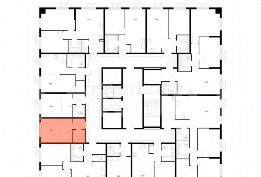 Студия, 19.6 м2, 14/17 эт. Москва - изображение 2