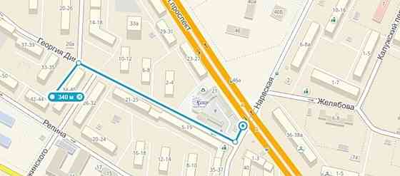 1-комн. квартира, 31.1 м2, 2/4 эт. Калининград