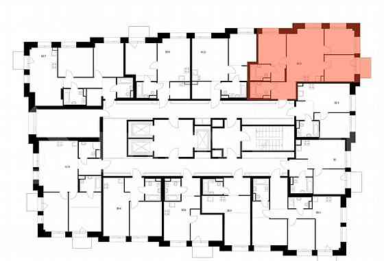 3-комн. квартира, 65.8 м2, 2/23 эт. Москва