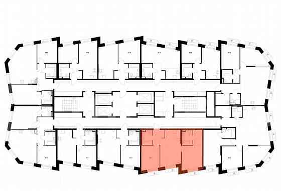 2-комн. квартира, 58.1 м2, 20/22 эт. Москва