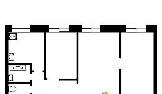 Комната, 55.1 м2, 8/9 эт. Москва