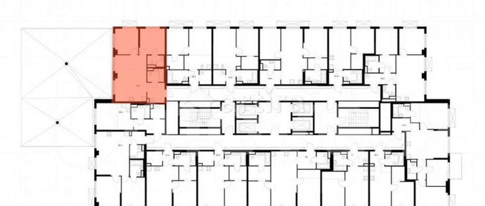 2-комн. квартира, 54.8 м2, 6/24 эт. Москва - изображение 3