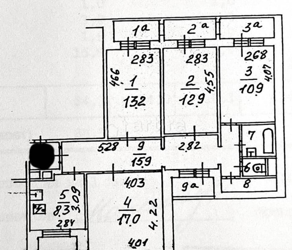 4-комн. квартира, 88.5 м2, 3/14 эт. Москва - изображение 6