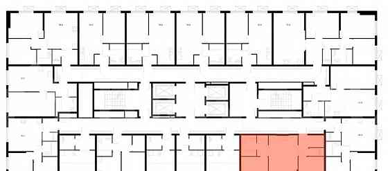 2-комн. квартира, 56.9 м2, 25/33 эт. Москва
