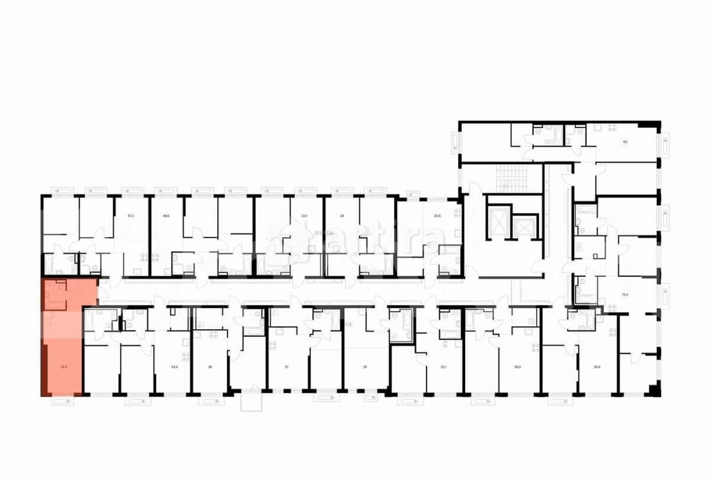 Студия, 28.9 м2, 10/13 эт. Зеленоград - изображение 2