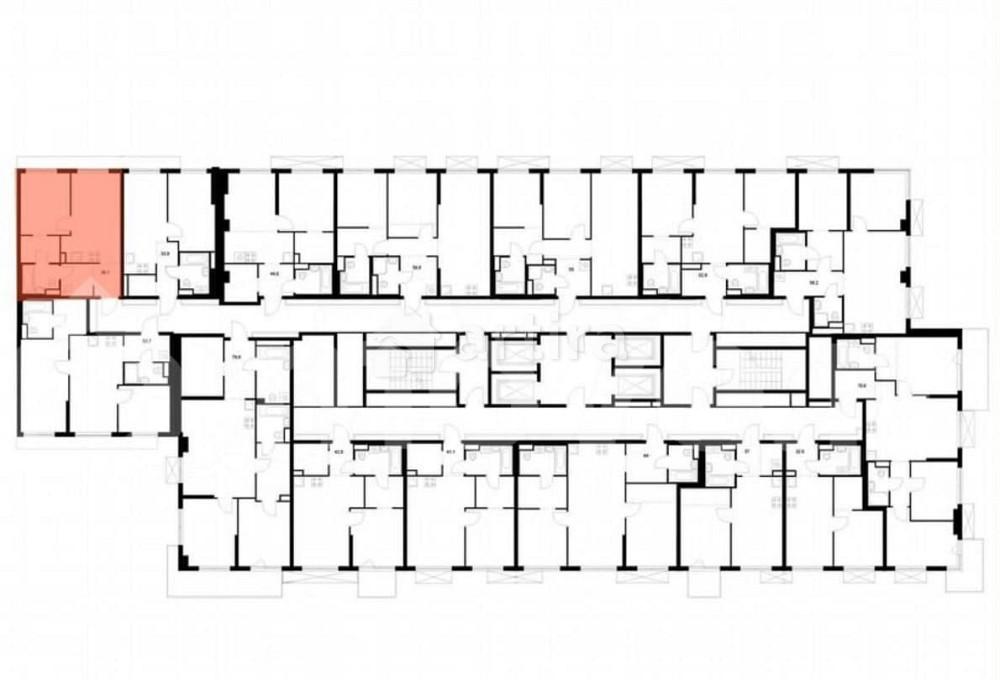 1-комн. квартира, 38.1 м2, 5/24 эт. Москва - изображение 3