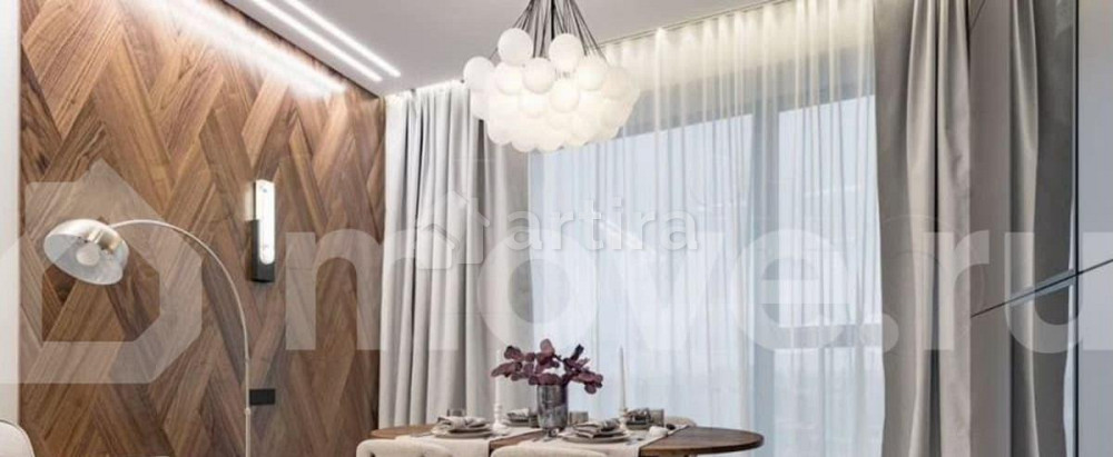 2-комн. квартира, 54.6 м2, 9/19 эт. Москва - изображение 2