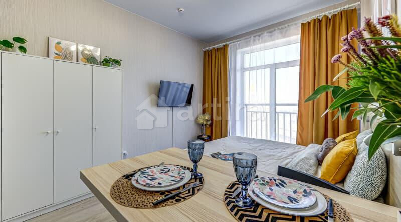 1-комн. апарт-ы, 27 м2, 20/22 эт. Санкт-Петербург - изображение 10