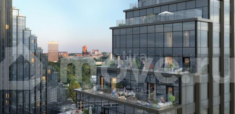 2-комн. квартира, 61.7 м2, 42/45 эт. Москва - изображение 3