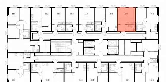 Студия, 27.2 м2, 30/33 эт. Москва