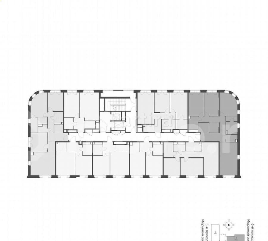 3-комн. квартира, 110.2 м2, 9/16 эт. Москва - изображение 2
