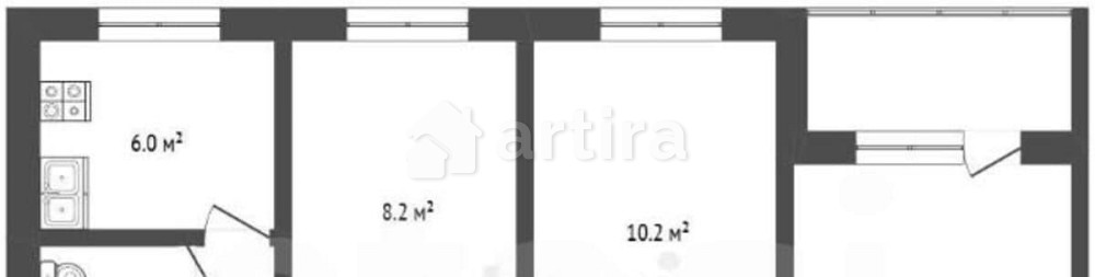 Комната, 8.2 м2, 1/9 эт. Москва - изображение 2