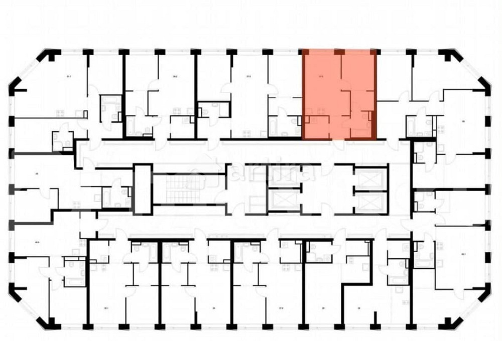 1-комн. квартира, 37.9 м2, 31/32 эт. Москва - изображение 3