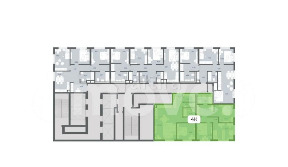 4-комн. квартира, 106.6 м2, 40/45 эт. Москва - изображение 4