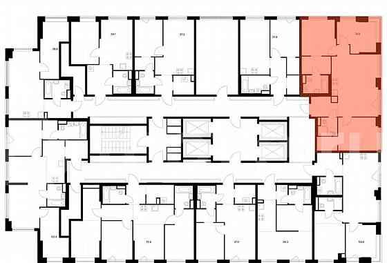 3-комн. квартира, 74.8 м2, 19/32 эт. Москва