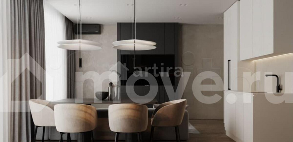 4-комн. квартира, 136 м2, 17/41 эт. Москва - изображение 2