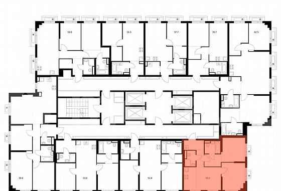 2-комн. квартира, 54.1 м2, 11/27 эт. Москва