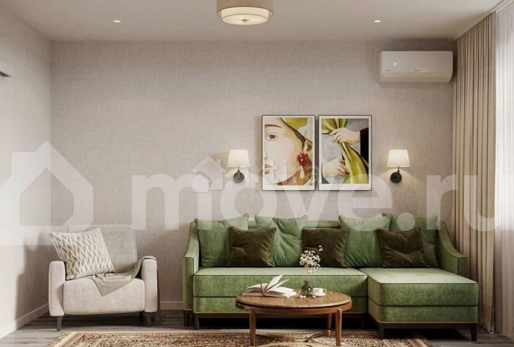 2-комн. квартира, 52.1 м2, 7/12 эт. Москва - изображение 6