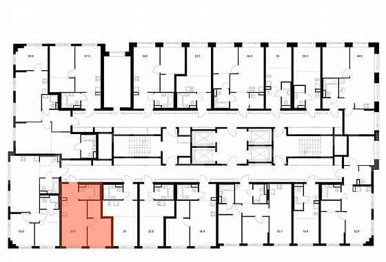 1-комн. квартира, 33.4 м2, 22/27 эт. Москва