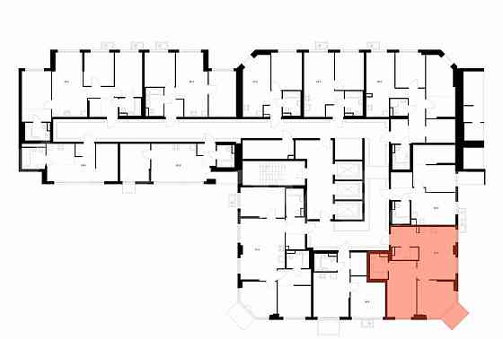 2-комн. квартира, 54.6 м2, 6/23 эт. Москва