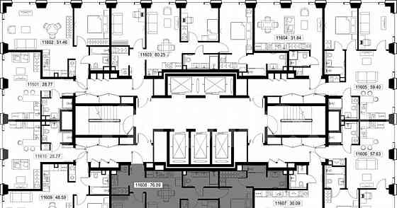 3-комн. квартира, 76.1 м2, 16/52 эт. Москва