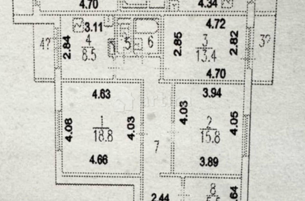 3-комн. квартира, 83 м2, 11/12 эт. Москва - изображение 2