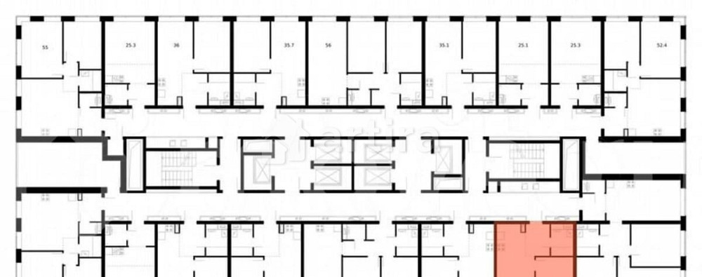 1-комн. квартира, 38 м2, 23/62 эт. Москва - изображение 2