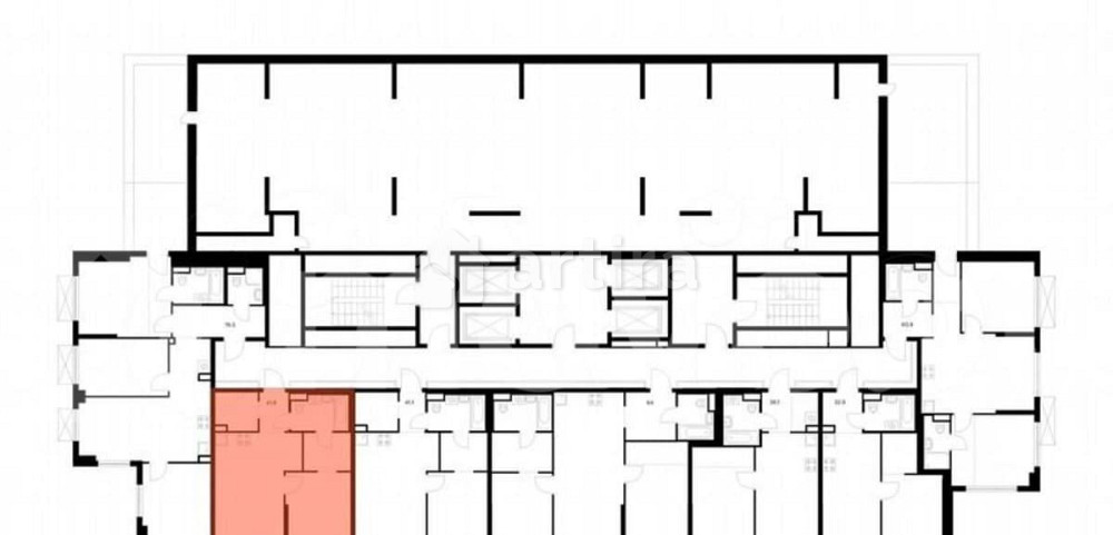 1-комн. квартира, 41.8 м2, 24/24 эт. Москва - изображение 2