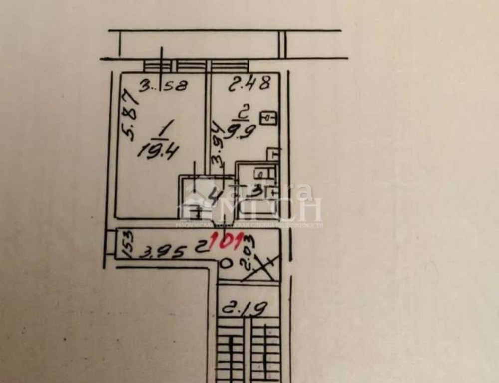 1-комн. квартира, 39 м2, 15/16 эт. Москва - изображение 1
