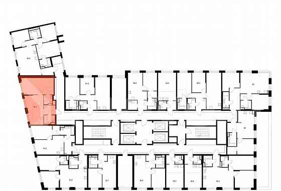 1-комн. квартира, 48.3 м2, 2/43 эт. Москва
