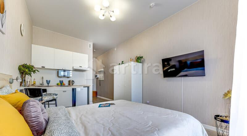 1-комн. апарт-ы, 27 м2, 20/22 эт. Санкт-Петербург - изображение 2