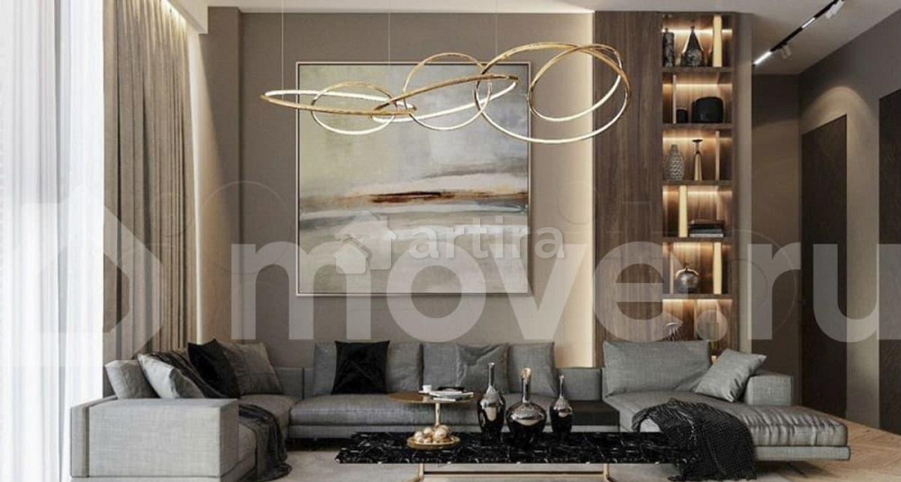 3-комн. апарт-ы, 87 м2, 46/68 эт. Москва - изображение 1