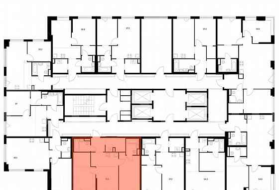 2-комн. квартира, 57.5 м2, 22/32 эт. Москва