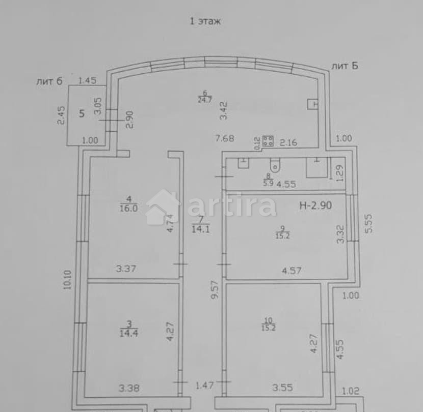 Коттедж, 391.8 м2, 24 сотки, 3 эт. Истра - изображение 4