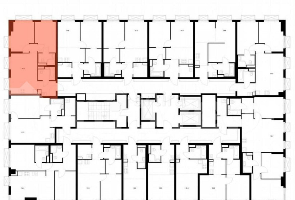 2-комн. квартира, 49.3 м2, 10/20 эт. Москва - изображение 2