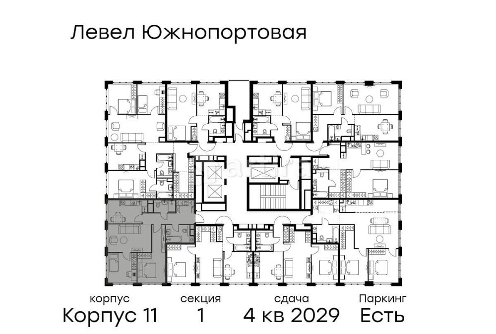 3-комн. квартира, 65.4 м2, 15/16 эт. Москва - изображение 3