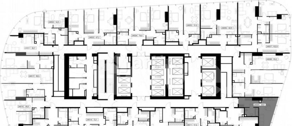 Студия, 34.8 м2, 40/90 эт. Москва - изображение 4