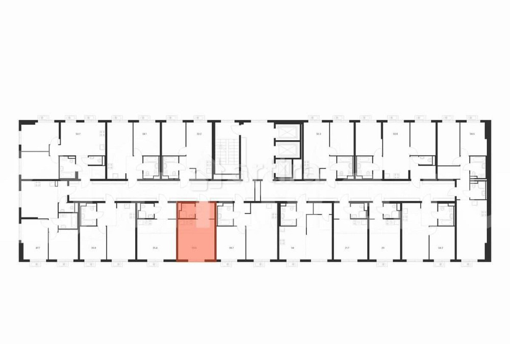 Студия, 23.5 м2, 2/27 эт. Москва - изображение 1