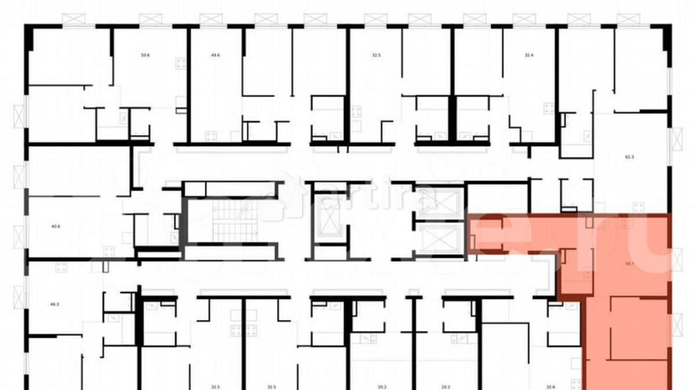 2-комн. квартира, 58.7 м2, 11/24 эт. Москва - изображение 3