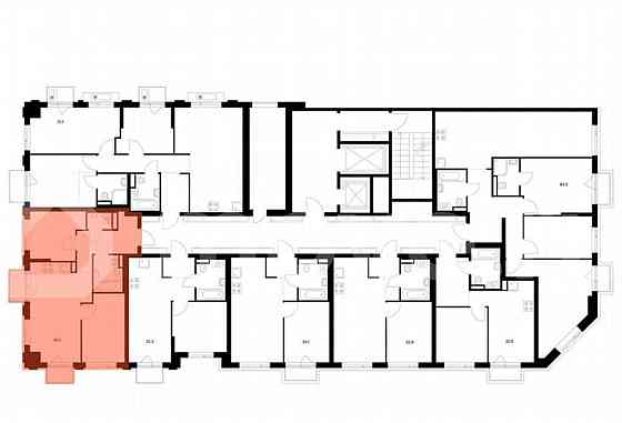 2-комн. квартира, 48.5 м2, 10/17 эт. Москва