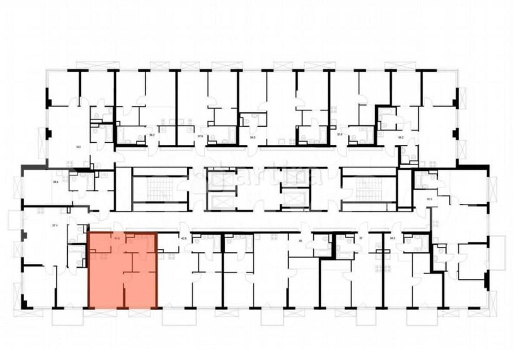 1-комн. квартира, 41.8 м2, 15/24 эт. Москва - изображение 2
