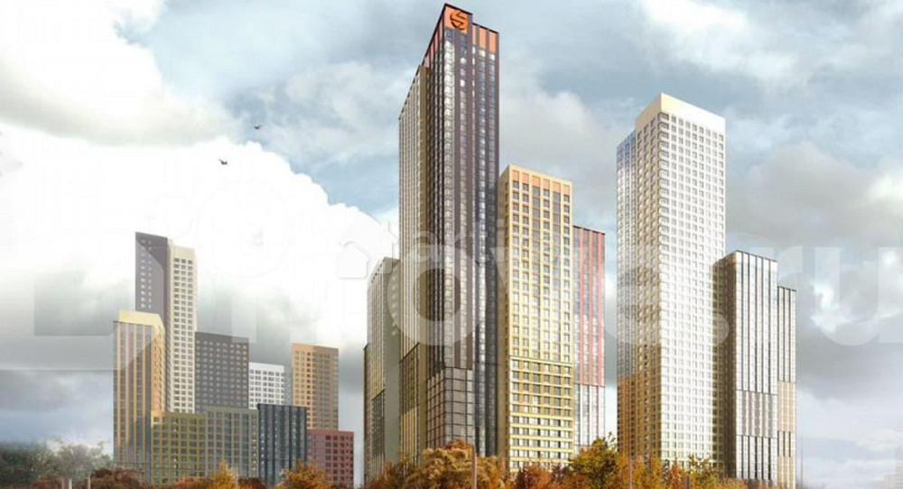 2-комн. квартира, 54.6 м2, 43/43 эт. Москва - изображение 1