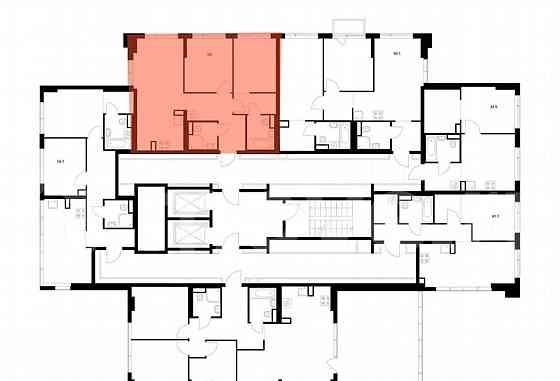 2-комн. квартира, 58.7 м2, 16/16 эт. Москва